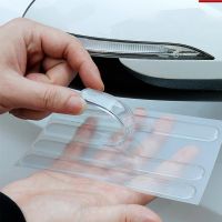 4/8/10 Pcs Transparent Car Door Edge Guards Anti-collision Stickers Side Edge Protection Strips Rearview Mirror Guards Stickers Car Door Protection