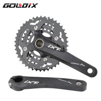 IXF MTB จักรยาน Crankset 170มิลลิเมตรแขนหมุน104BCD Chainring 3X ความเร็ว24-32-42T มีความแข็งแรงสูงจักรยานเสือภูเขา Crankset Mtb Crankset