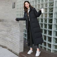 [COD] Down padded jacket womens knee-length long section 2022 new ins winter loose student clothes tide