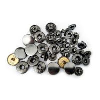 10 Set Metal Press Studs Fasteners Button Snap Button Sewing For Leather Craft Clothes Garment Bags Shoes 10/12/15/17/20mm Haberdashery