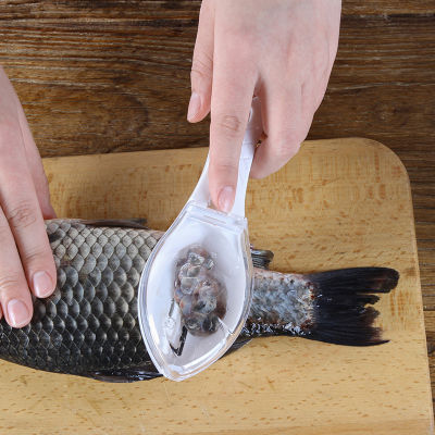 อุปกรณ์ครัวเกล็ดปลาขูด Graters Fast ลบทำความสะอาดปลา Peeler Scraper Fish Bone แหนบเครื่องมือ Gadge
