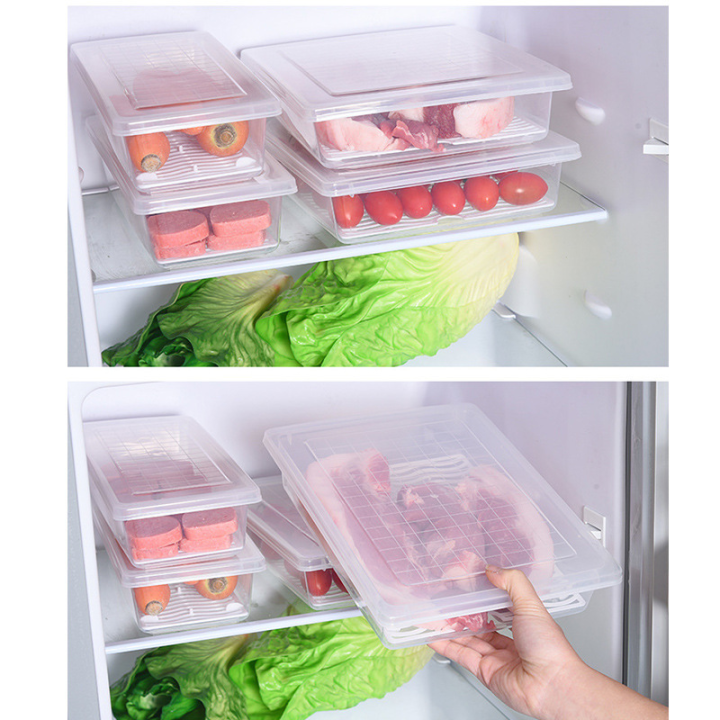 Food Sealed Fro-zen Storage Box Kitchen Refrigerator Classification 