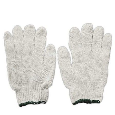 ถุงมือผ้าฝ้ายสีเขียว-ขนาด-4-ขีด-cotton-gloves-400-g-ขายยกโหล-12คู่