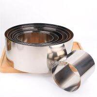 10cm height 4  5  6  7  8  9  10 inches smooth round circle 304 stainless steel mousse ring mold layer wedding cake molds DIY Bread Cake  Cookie Acces