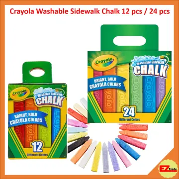 Crayola 510816 6 Assorted Colors Drawing Chalk - 12/Box