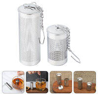 Leetshop 2pcs สแตนเลสตัวกรองชาโลหะ infusers ถุงชาตัวกรองตัวกรองเครื่องดื่มสำหรับห้องชาสำหรับห้องชา