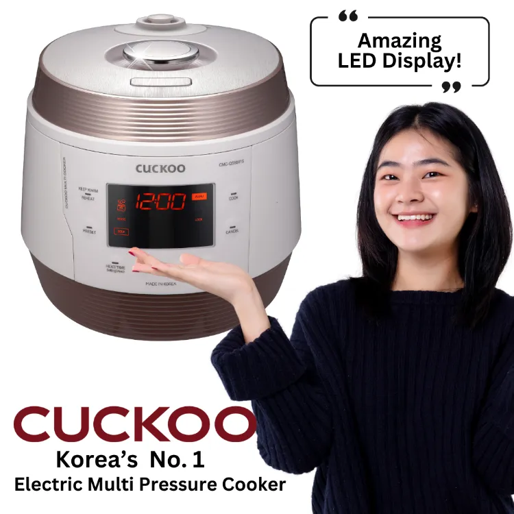 CUCKOO CMC-QSB501S 8-in-1 Multi-Cooker, Electric Pressure Cooker, Made in  Korea, 5 Quart, White - AliExpress