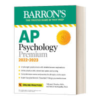 หนังสือต้นฉบับภาษาอังกฤษ Ap Psychology Premium Barrang Preparation AP จิตวิทยาขั้นสูงหลักสูตร 2022 -