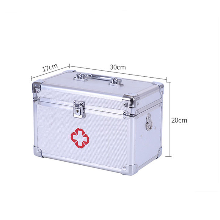 กล่องอลูมิเนียมกล่องปฐมพยาบาลกล่องยา-กล่องเก็บยา-กล่องปฐมพยาบาล-กล่องอลูมิเนียมเปล่า