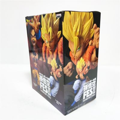 ZZOOI Dragon Ball Z Fes Gogeta PVC Action Figures 190mm Original Bandai BANPRESTO DBZ Figurine Model Toys Gift