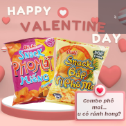 Cheese Collection - Combo 5 Gói Bánh Snack Bim Bim Bắp Phô Mai + 5 Pho Mát