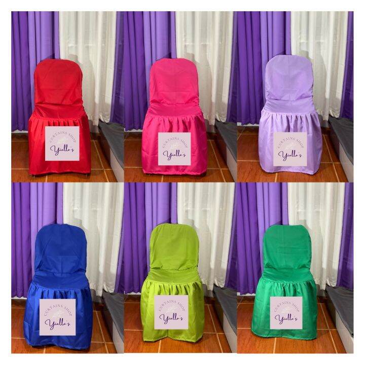 MONOBLOCK CHAIR COVER ⏐ PLAIN WITH DIFFERENT COLORS ⏐ FOR SALE!!! Lazada PH