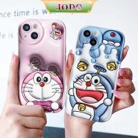 DSFGERGERRSS เคสโทรศัพท์ซิลิโคน TPU แบบนิ่ม ลายการ์ตูนโดราเอมอน 3D กันกระแทก สําหรับ iPhone 14 13 12 11 Promax 6 6S 7 8 Plus X XR XSMax SE