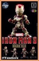 งานแท้ 100% Herocross Hybrid Metal Figuration #010 โมเดล ไอรอนแมน มาร์ค42 Model Iron Man Mark42 Mk42 LED Light Action อเวนเจอร์ Avengers มาเวล Marvel HEROCROSS HYBRID METAL FIGURATION #010 IRON MAN 3 MARK XLII DIECAST FIGURE (GOLD / RED)