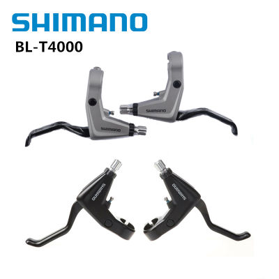 Shimano Alivio BL T4010 T4000 MTB จักรยานเสือหมอบ Basikal T4000 Ke ชุดคันโยก-Hitam 22.2มม. V-Brek Tuas Kiri dan Kanan