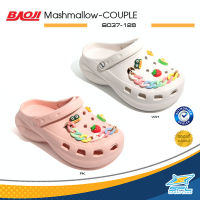 Baoji Collection รองเท้าแตะ รองเท้าลำลอง รองเท้าแฟชั่น [มี 2 สี] บาโอจิ W Mashmallow-COUPLE B037-128 (640)