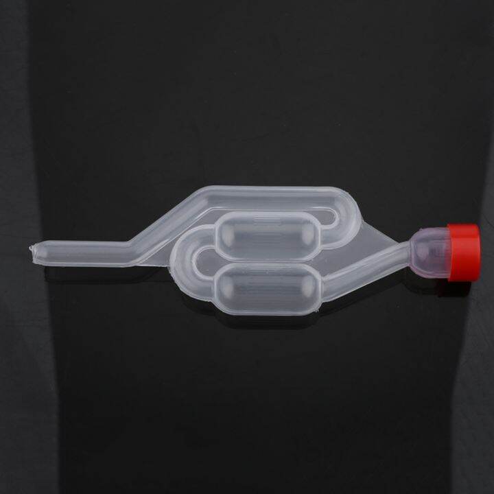 ∋ Water Seal Exhaust One way Home Brew Wine Fermentation Airlock Sealed