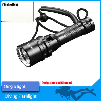 Professional Scuba Diving Light 200 Meter L2 Waterproof IPX8 Underwater LED Flashlight Diving Camping Lanterna Torch by 18650