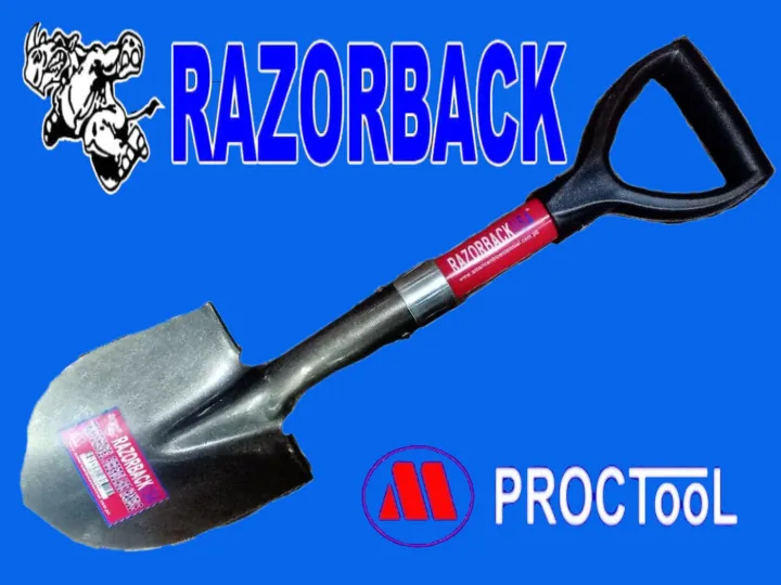 RAZORBACK MINI SHOVEL FIBERGLASS HANDLE SHOVEL ROUND POINT Lazada PH