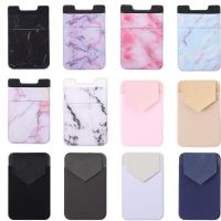 New Cellphone Card Holder Universal Mobile Phone Back Card Holder Elastic Wallet Stick On Adhesive Cash Credit ID Soft Pocket Card Holders