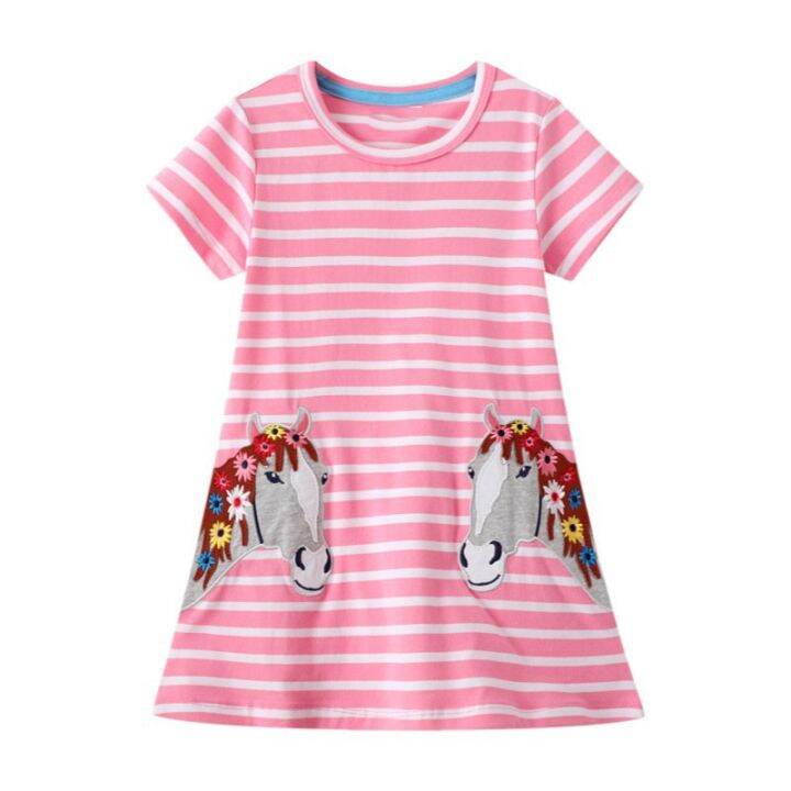 little-maven-new-girls-dresses-unicorn-appliques-baby-girls-cotton-clothes-7years-childrens-clothing-for-kids-party-dresses