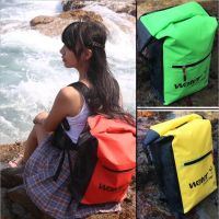 25L กันน้ำกลางแจ้ง Trekking Bag กระเป๋าล่องแก่งว่ายน้ำชายหาดจักรยานอุปกรณ์เสริม Ocean Pack