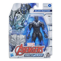 Marvel Avengers Mech Strike 6-inch Action Figure Black Panther, Mech Battle Accessory Nach 20ex หุ่น ฟิกเกอร์ แบล็ค แพนเธอร์ มาร์เวล อเวนเจอร์ ของแท้