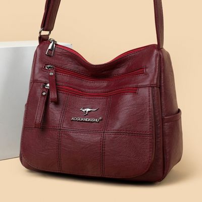 Soft Pu Leather Crossbody Bags for Women 2021 Luxury Handbags Women Bags Designer High Quality Shoulder Messenger Bag Sac A Main