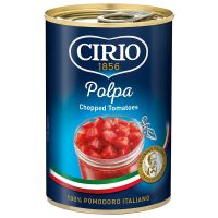 มะเขือเทศ แบบสับ(หยาบ) CIRIO Chopped Tomato ขนาด 400 g.