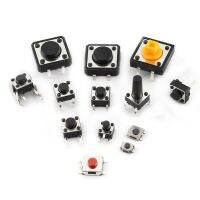 ‘；【- 125Pcs/Lot Touch Switch/Micro Switch /Push Buttons Switches 25 Types Assorted Kit 2*4/3*6/4*4/6*6 For DIY Tool Package