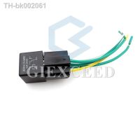 卍◊∋ High-quality black 12V-48V 40A 4pin 1NO Automotive relay Car Auto Relay and socket with wire