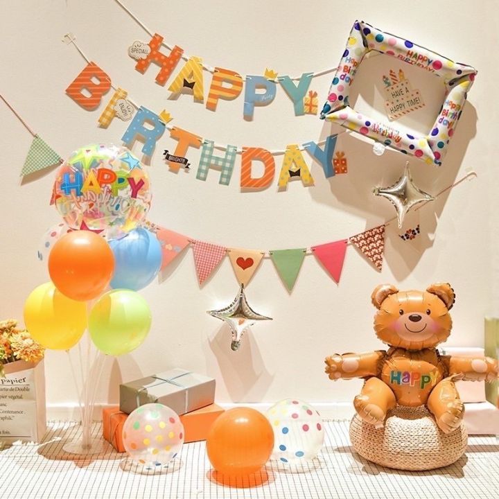SET trang trí sinh nhật Handmade kiểu Hàn Quốc cực chất [Tặng kèm ...