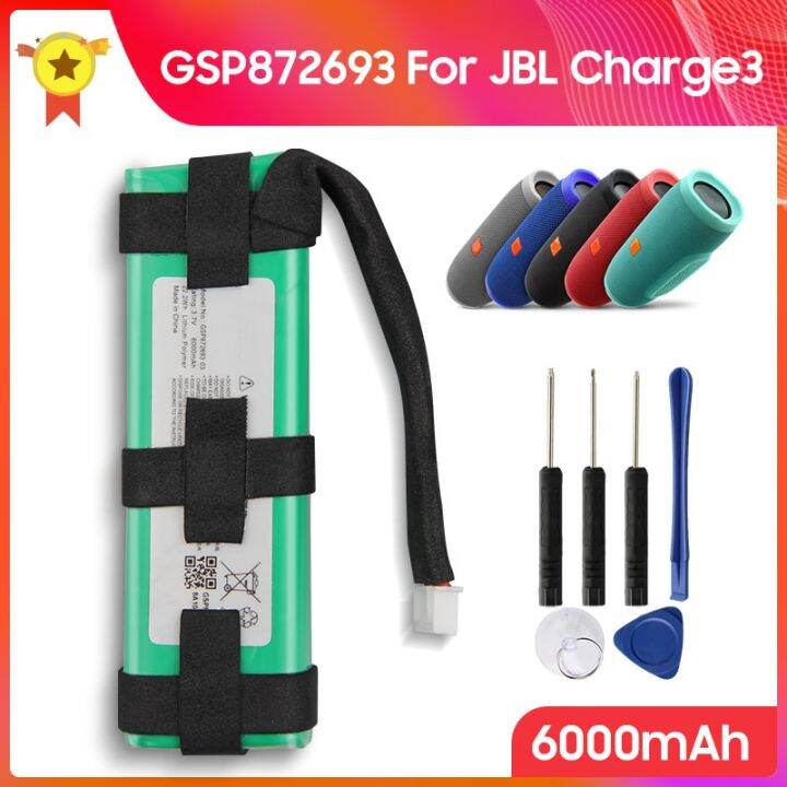Original JBL Charge 3 battery GSP1029102A Polymer Battery 3.7V 6000mAh
