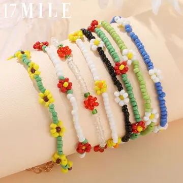 DIY DAISY FLOWER BRACELET IDEAS | HOW TO MAKE BRACELET AT HOME | DIY JEWELRY  CRAFT | C… | Flower bracelet diy, Diy friendship bracelets easy, Diy  bracelets patterns