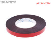 TOOL IMPROVER 1ม้วน10เมตร Super strong self-adhesive Car Trim Body Double Sided Foam Tape