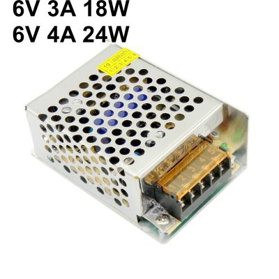 DC 6V 3A 4A Regulated Switching Power Supply 18W 24W Voltage Regulator LED Transformer Universal Input AC 110v 220v To DC6V Power Supply Units