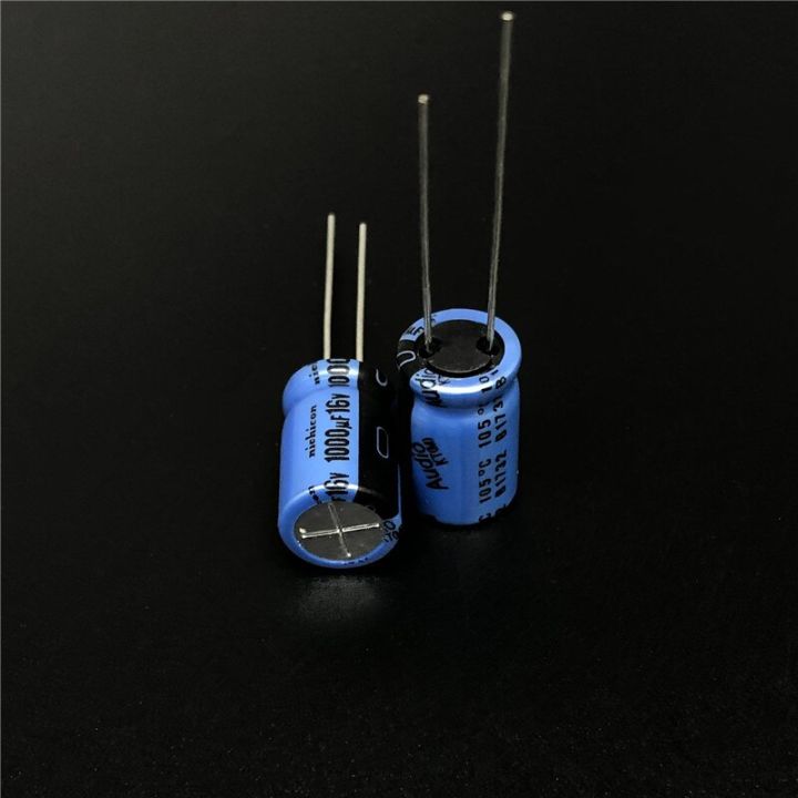 5pcs-1000uf-16v-nichicon-kt-series-10x16mm-16v1000uf-audio-aluminum-electrolytic-capacitor