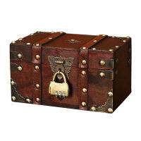 Goodbro Treasure Chest ครอบคลุมการออกแบบประหยัดพื้นที่ป้องกันฝุ่นไม้ตระกร้าใส่ผ้าพับได้สำหรับห้องนั่งเล่น