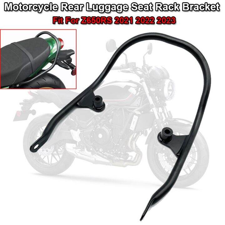 2023 Z650 RS Motorcycle Rear Luggage Rack Passenger Handgrip Rail Bar Support Bracket Fit For