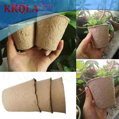 QKKQLA 6/8cm Plant Grow Pot Paper Nursery Cup Starters Garden Flower Pots Herb Vegs Kit Biodegradable Home Gardening Tools