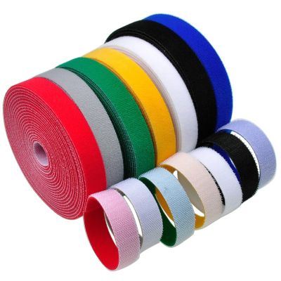 1.5M/Roll Fastening Tape Reusable Cable Straps Cable Ties Double-sided Adhesive Roll Wires Wire Organizer Management Protector Adhesives Tape