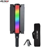 VILTROX H18 RGB แท่งไฟสองด้านหลอดไฟ18วัตต์ LED แฟลชวิดีโอแท่งเติมแสงแบบมือถือ2800K-6800K หรี่แสงได้26เอฟเฟกต์การควบคุมแอพพลิเคชั่นพร้อมกระเป๋าใส่โน๊ตบุ๊คแบบพกพาขาตั้งกล้องเล็กๆที่ถอดออกได้สำหรับ Vlog การถ่ายภาพบุคคลแต่งงาน