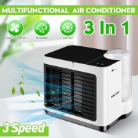 Mini Air Cooler 3 Speeds Air Conditioner Anion Purifier Humidifier Desktop Air Cooling Fan USB Portable Air Conditioning Fan