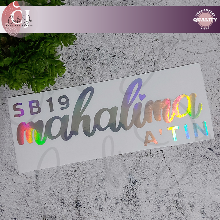 SB19 MAHALIMA DECAL VINYL STICKER waterproof | Lazada PH