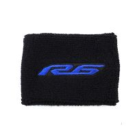 1 piece sock-Blue For Yamaha R6 YZF-R6 YZF R6S YZFR6 Motorcycle Front Brake Reservoir Sock Fluid Oil Tank Cover Sock Sleeves Keychain Key