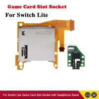 Replacement Game Card Slot Reader Socket With Headphone Board For NS Nintend Switch Lite Console Repair Part Accessories