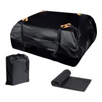 600D Oxford Cloth Car Roof Bag Luggage Storage Pouch Waterproof Sunscreen Dustproof Camping Self-Driving Travel