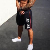 Mens Mesh Polyester Summer Half shorts Gym Workout Running Short Shorts Basketball Drawstring Pockets Jogger Shorts