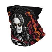 □ Ozzy Osbourne Heavy Metal Rock Music Singer Neck Gaiter Men Women UV Protection Winter Bandana Scarf for Hiking