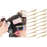 Hair Clips for Styling Sectioning Metal Duck Billed Hair Clips for Long Hair Metal Alligator Curl Clips Hair Roller Salon Bows